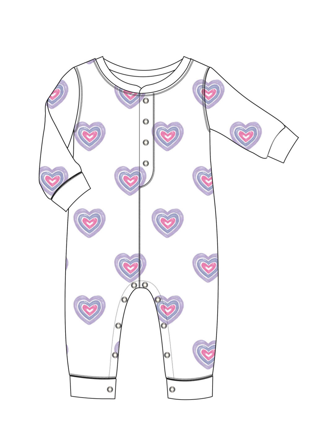 Peace & Love PJ Romper