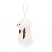 Load image into Gallery viewer, Festive Folly Snowman Ornament
