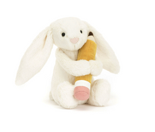 Load image into Gallery viewer, Bashful Bunny With Pencil
