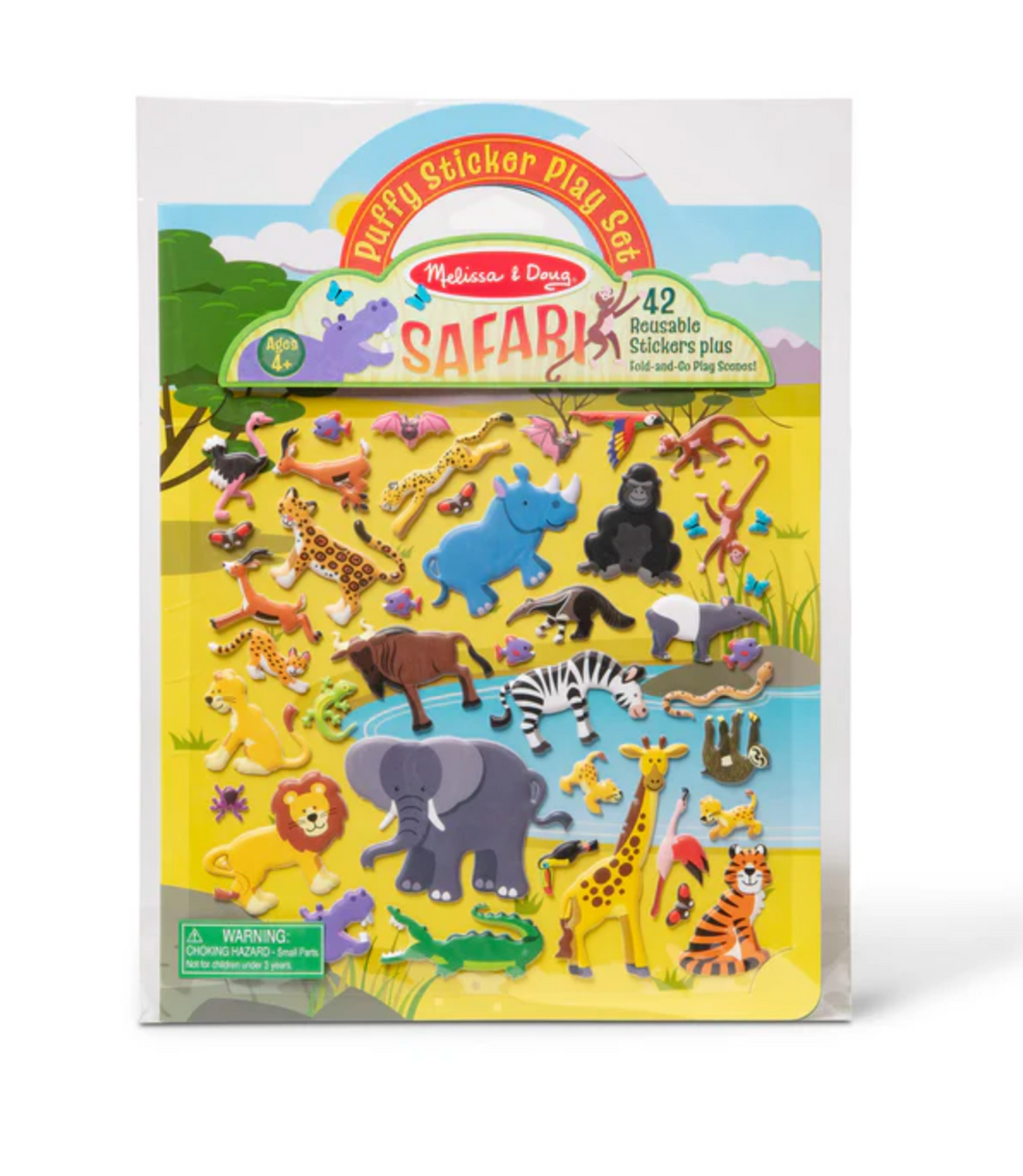 Puffy Sticker Play Set - Safari