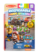 Load image into Gallery viewer, PAW Patrol Restickable Puffy Stickers - Big Truck Pups
