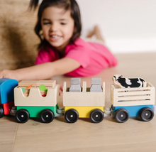 Load image into Gallery viewer, Wooden Farm Train
