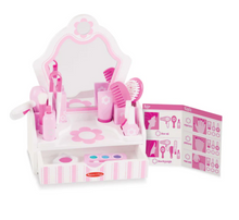 Load image into Gallery viewer, Wooden Beauty Salon Play Set
