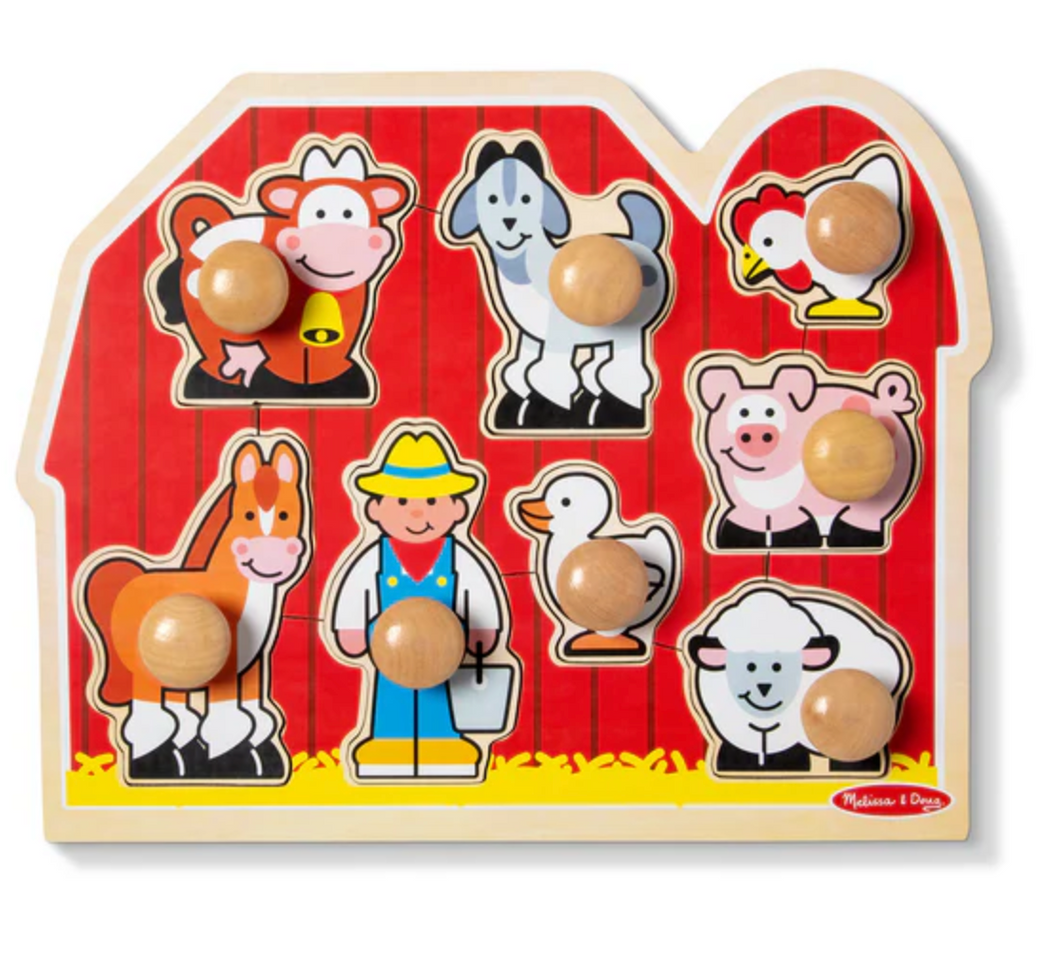 Farm Friends Jumbo Knob Puzzle