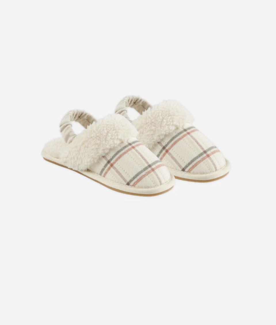 Holiday Plaid Slippers