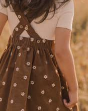 Load image into Gallery viewer, Floral Embroidery Corduroy Dress
