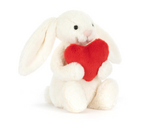 Load image into Gallery viewer, Bashful Red Love Heart Bunny
