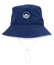 Load image into Gallery viewer, Navy Reversible Bucket Hat
