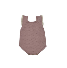 Load image into Gallery viewer, Pale Rose Knit Bubble Romper
