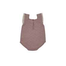 Load image into Gallery viewer, Pale Rose Knit Bubble Romper
