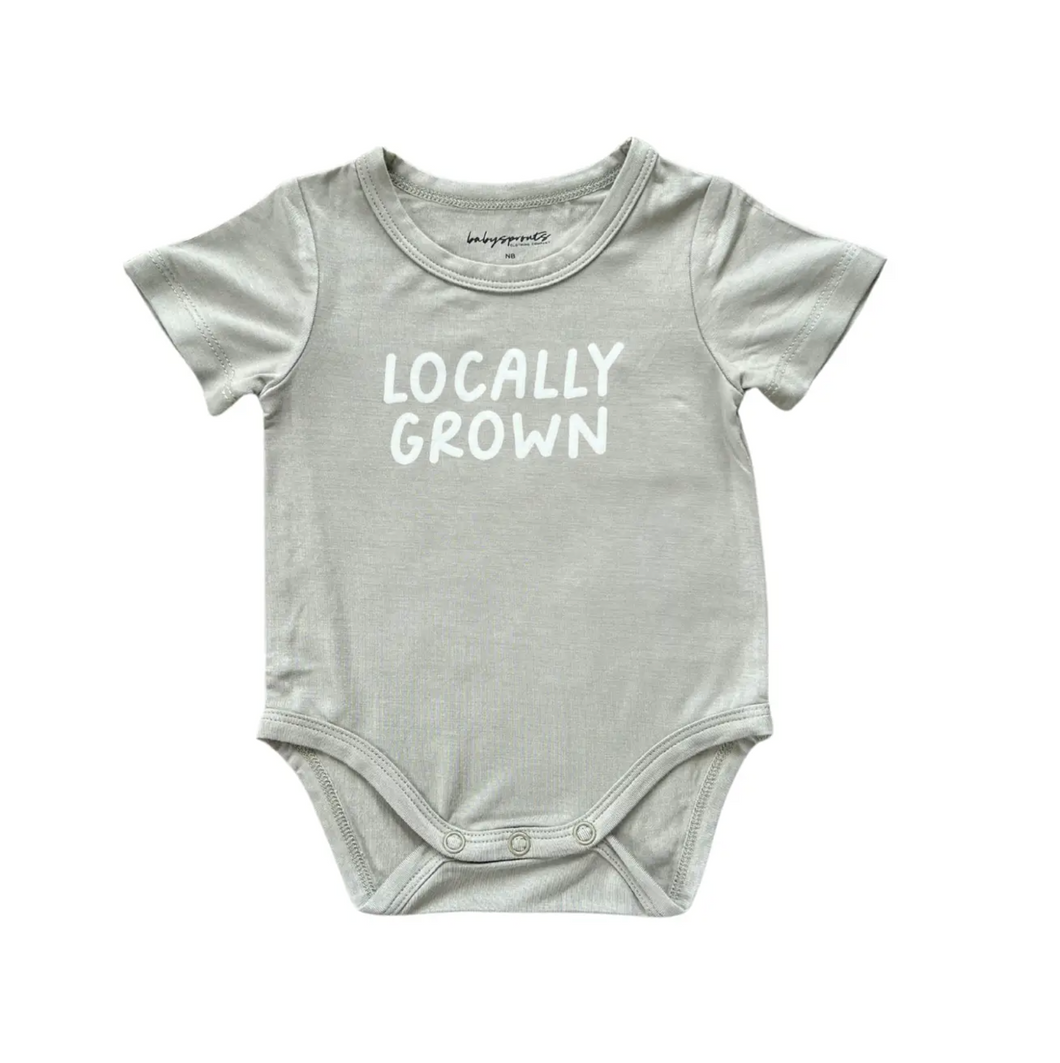 Locally Grown Short Sleeve Onesie