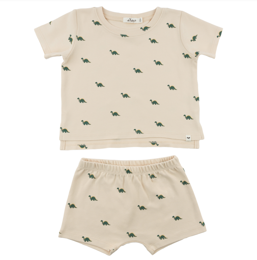 Mini Dinos Shortie 2pc Set