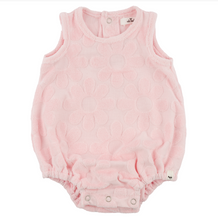 Load image into Gallery viewer, Pale Pink Daisies Bubble Romper
