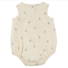 Load image into Gallery viewer, Mini Sailboats Bubble Romper
