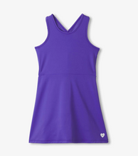 Load image into Gallery viewer, Royal Purple Built-In-Shorts Active Dress
