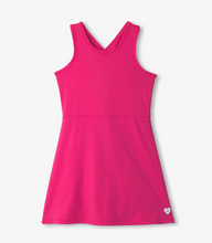 Load image into Gallery viewer, Deep Pink Built-In-Shorts Active Dress
