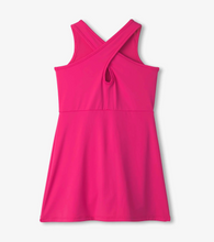 Load image into Gallery viewer, Deep Pink Built-In-Shorts Active Dress
