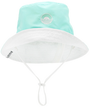 Load image into Gallery viewer, Mint Suns Out Reversible Bucket Hat
