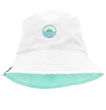 Load image into Gallery viewer, Mint Suns Out Reversible Bucket Hat
