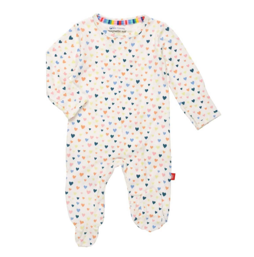 Love At First Sight Ruffle Modal Magnetic Footie