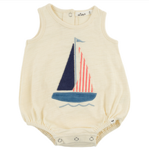 Load image into Gallery viewer, Sailboat Bubble Romper

