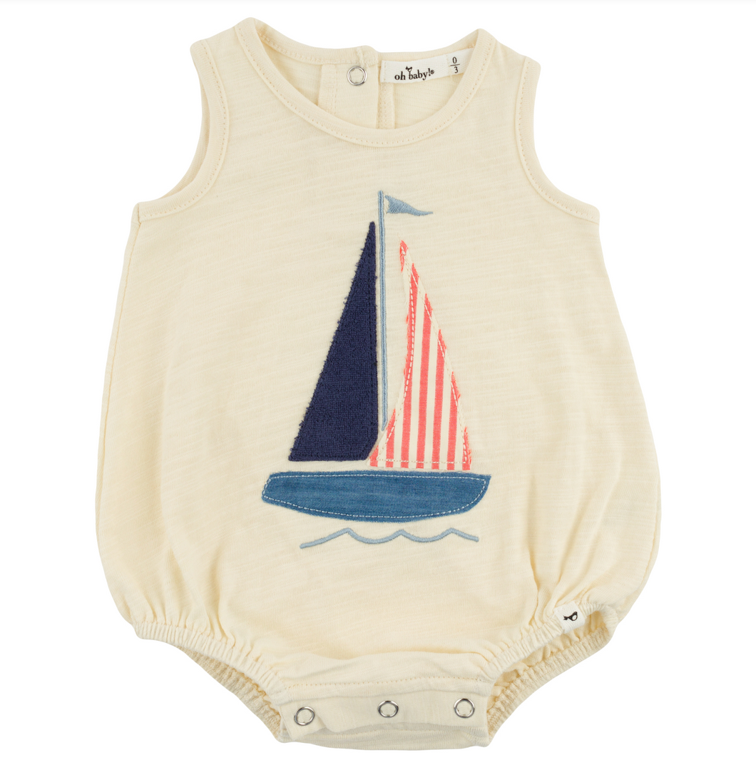 Sailboat Bubble Romper
