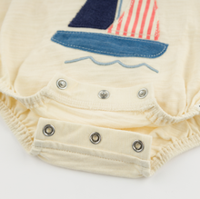 Load image into Gallery viewer, Sailboat Bubble Romper
