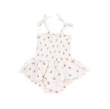 Load image into Gallery viewer, Bitty Blooms Smocked Skirted Romper
