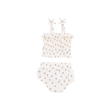 Load image into Gallery viewer, Bitty Blooms Smocked Ruffle Tank &amp; Bloomer Set
