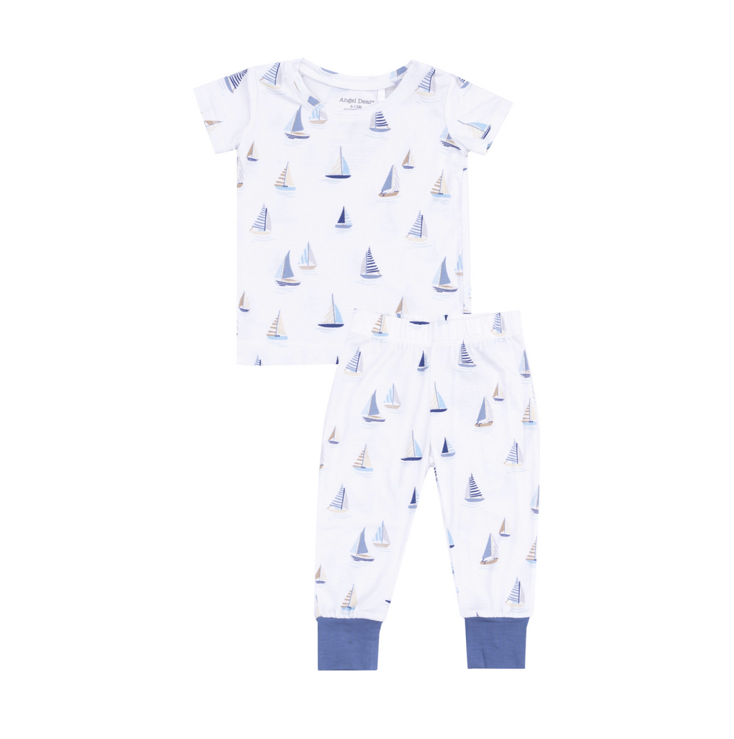 Sailboats Blue PJ Set