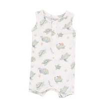 Load image into Gallery viewer, Sea Turtles Shortie Romper
