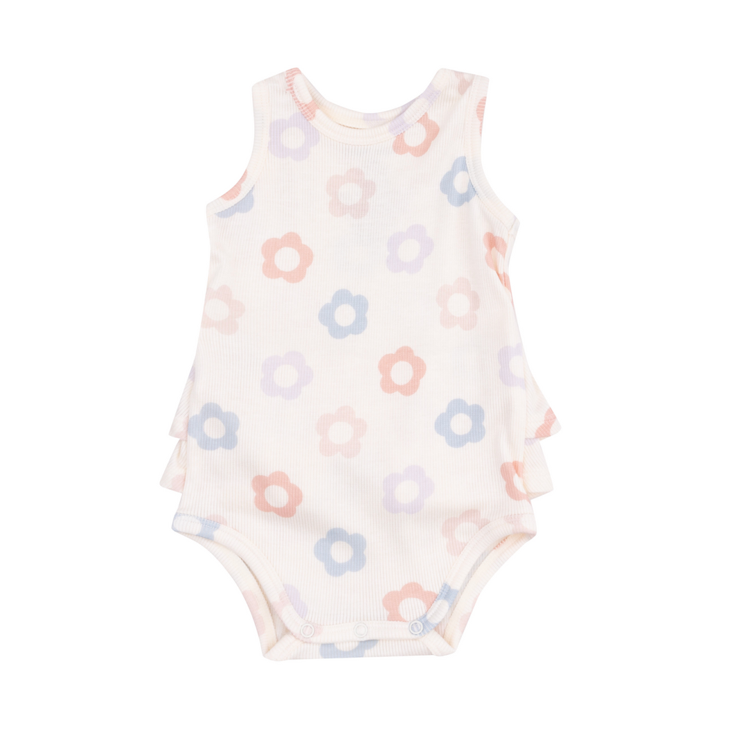 Daisy Pop Ruffle Bubble Romper