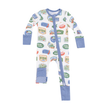 Load image into Gallery viewer, Bait Shop 2-Way Zipper Romper
