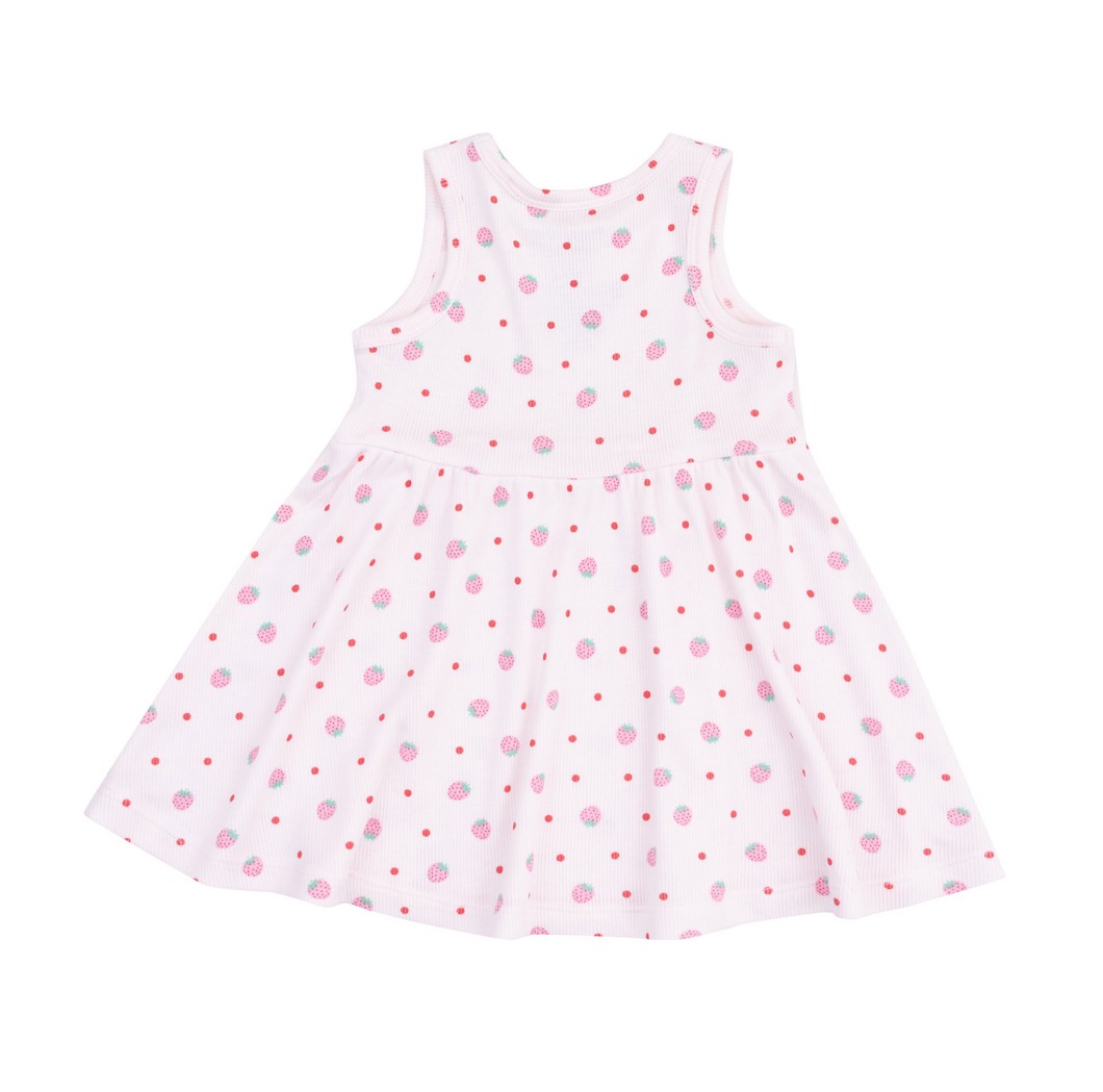 Strawberry Swiss Tank Dress & Bloomer Set