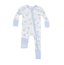 Load image into Gallery viewer, Baby Veronical Floral 2-Way Zipper Romper
