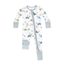 Load image into Gallery viewer, Soft Dinos 2-Way Zipper Romper
