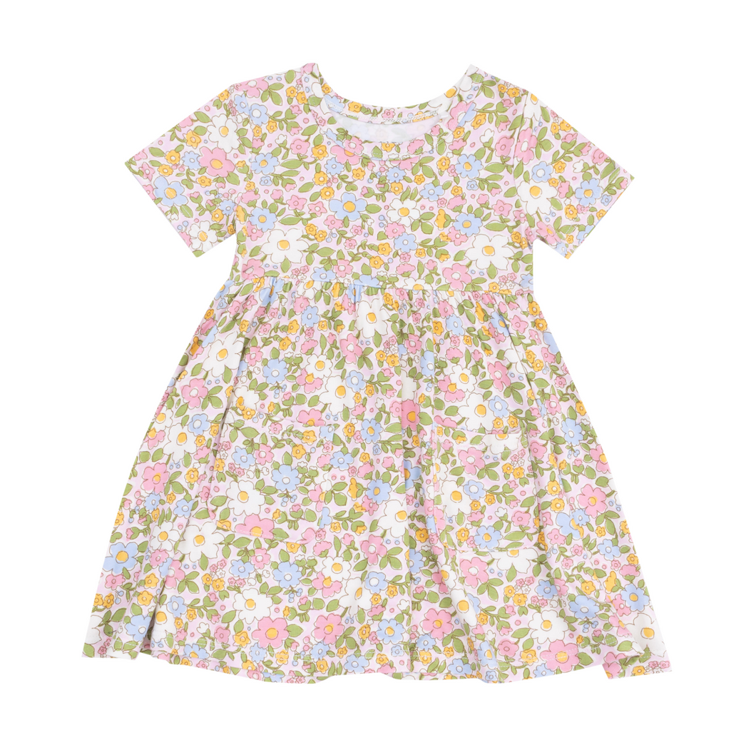 Bubbly Baby Calico Twirly Dress