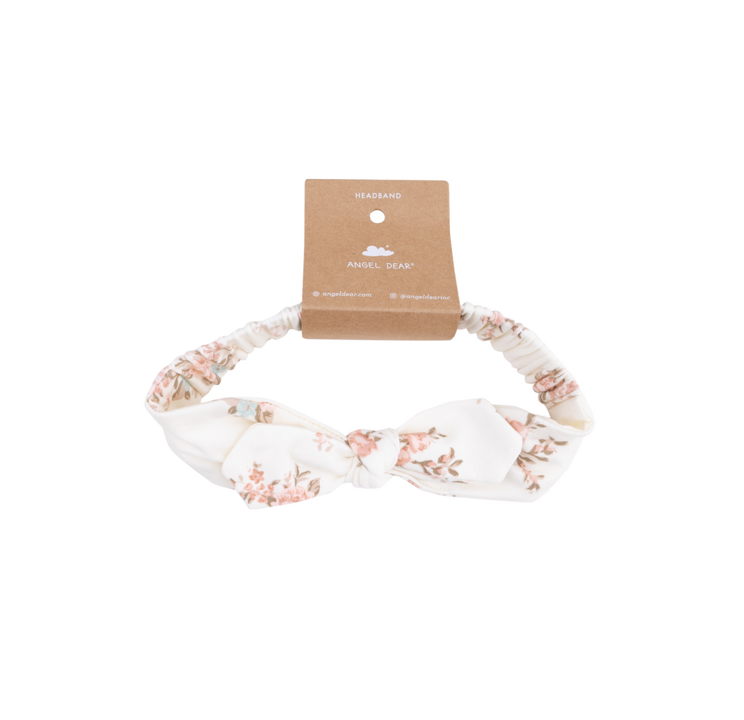 Vintage Rosebuds Knot Headband