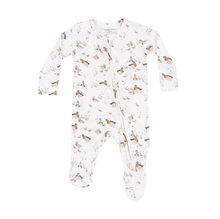 Load image into Gallery viewer, Duckling Families Two-Way Zip Footie

