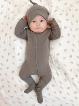 Load image into Gallery viewer, Feather Pointelle Knotted Hat
