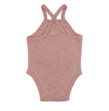 Load image into Gallery viewer, Taffy Pointelle Criss-Cross Bodysuit
