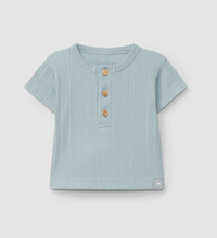 Load image into Gallery viewer, Dusty Baby Blue Short Sleeve Tee
