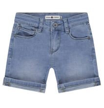 Load image into Gallery viewer, Fresh Blue Stretch Denim Shorts
