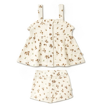 Load image into Gallery viewer, Bohemia Organic Cotton Peplum Top &amp; Shorts Set
