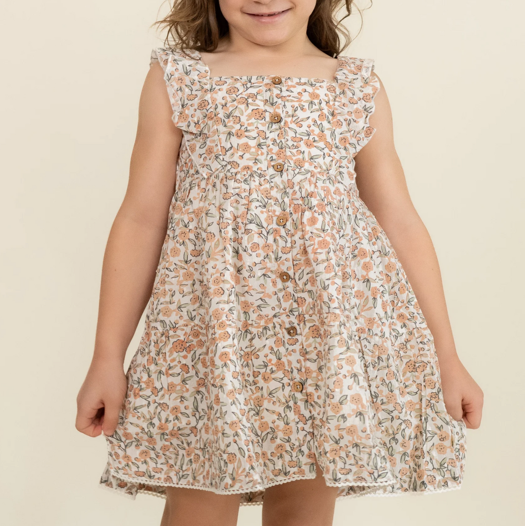 Magnolia Organic Cotton Flutter Dress