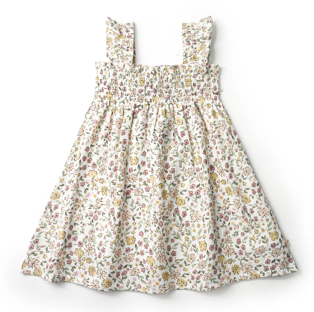 Wild Meadow Organic Cotton Smocked Sundress