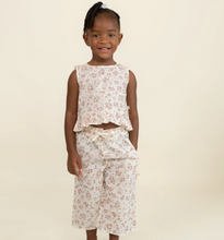 Load image into Gallery viewer, Petit Floral Organic Cotton Tank &amp; Cropped Pant Set
