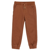 Load image into Gallery viewer, Camel Brown Jogger Pants
