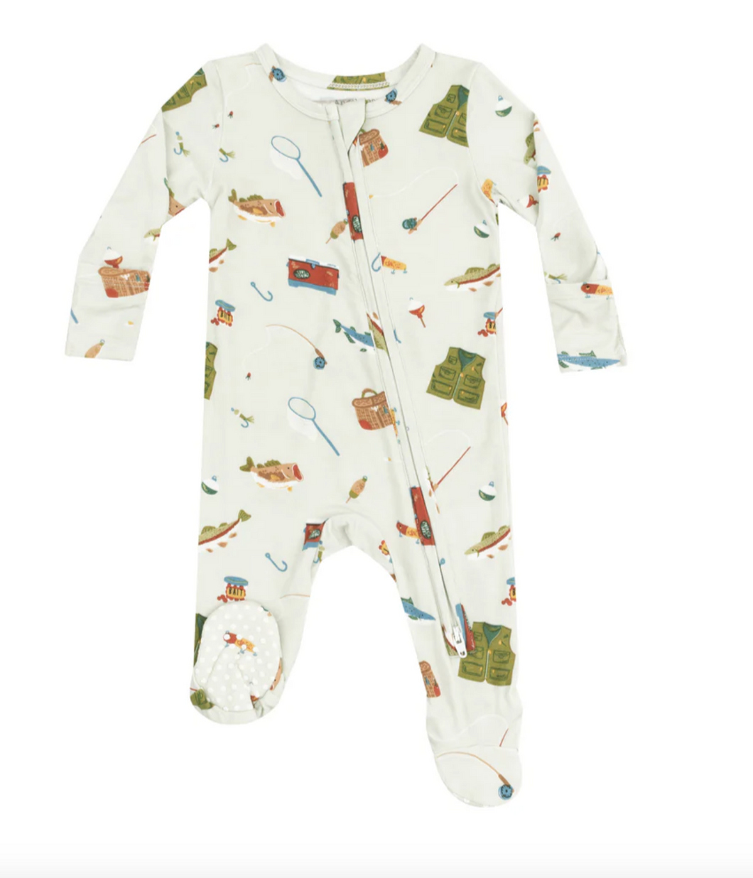 Fishing Things Two-Way Zip Footie