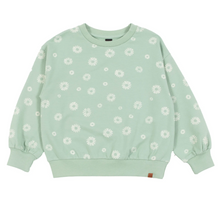 Load image into Gallery viewer, Sage Flower Crewneck
